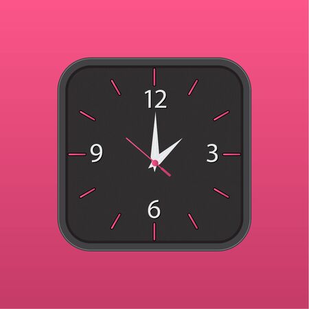 Wall clock vector iconのイラスト素材
