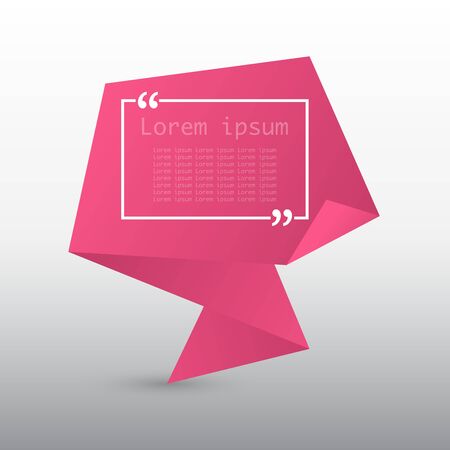 Modern pink info background, vector illustration.のイラスト素材
