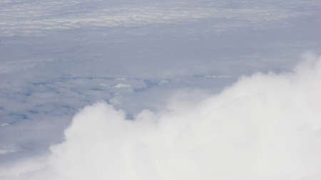 The sky above the cloudsの写真素材