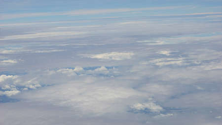 The sky above the cloudsの写真素材