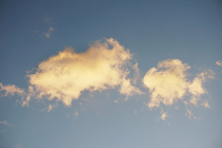 Beautiful sunset clouds in the sky
