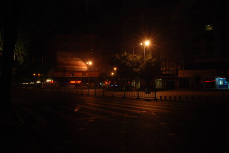 Night view at the streetのeditorial素材