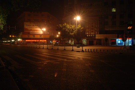 Night view at the streetのeditorial素材