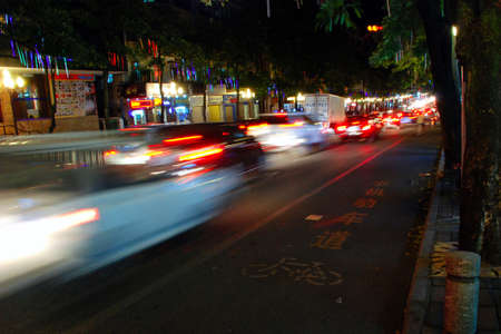Night view at the streetのeditorial素材
