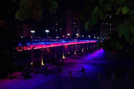 Night view in the cityの写真素材
