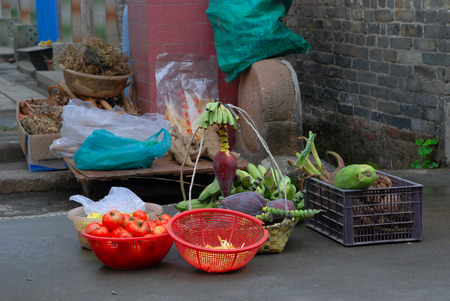 Village vegetablesのeditorial素材