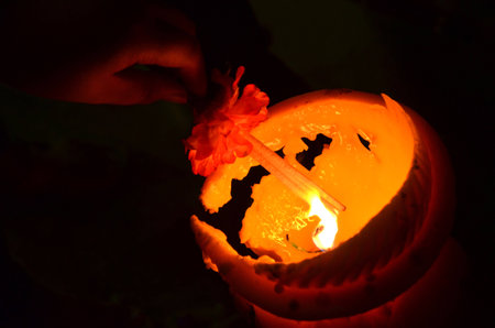 candle lightの写真素材