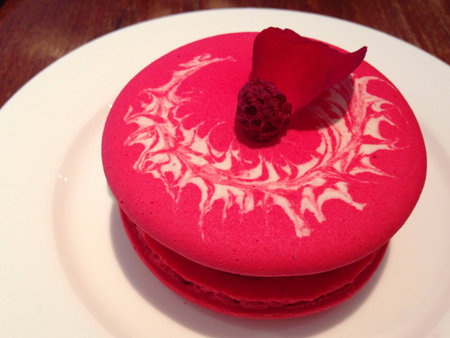 Tasty rose macaron for afternoon teaの素材