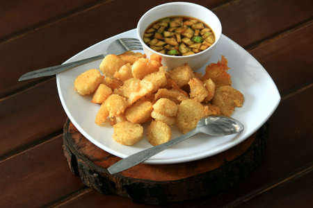 delicious pem-pek soup from Indonesia