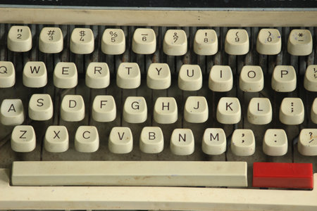 qwerty key on a typewriter
