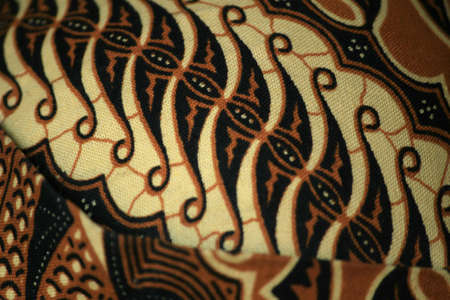 the traditional batik cloth pattern which is beautiful and full of philosophyの写真素材