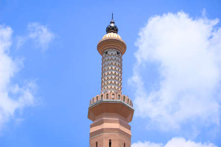 mosque minarets and dome building architecture with characteristic artistic buildings.の写真素材