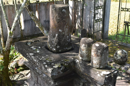the ancient historical site of lingga yoni Naga Pertala in Petungkriyono, Pekalongan Regency, Central Java, Indonesia. 
Interesting history.の写真素材