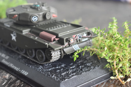 The legendary Centurion tank from England, this tank is sophisticated, modern and powerful.の写真素材