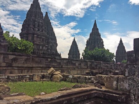 Prambanan Temple Jogjakarta Indonesiaの写真素材