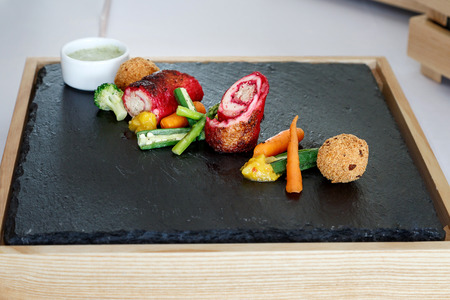 Tasty Cocktail food or appetizer food for banquetの写真素材