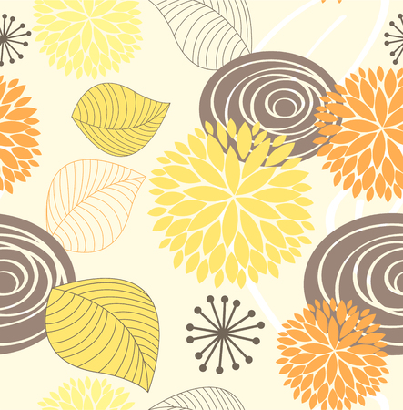 floral seamless patterns,floral backgroundのイラスト素材