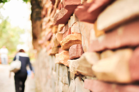 Decorative toilet wall by sandstoneの写真素材