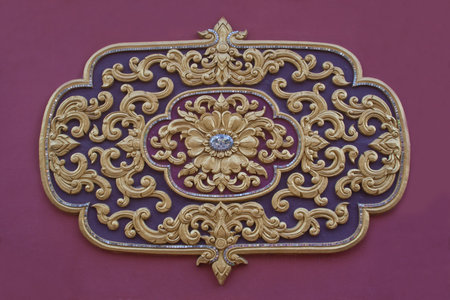 The pattern Thailand  It is shaped like a flower 