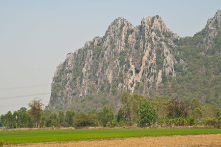 The Rocky Mountain in Nakornsawan, North, Thailand 