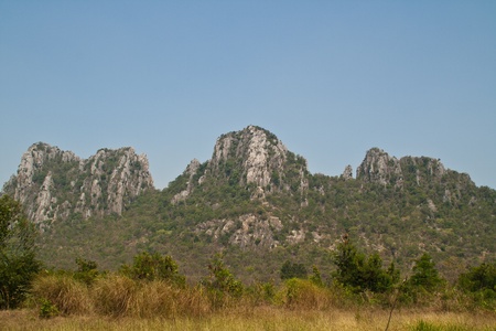 The Rocky Mountain in Nakornsawan, North, Thailand.の写真素材