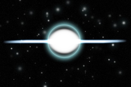 Planet explode in space as the end of all things の写真素材