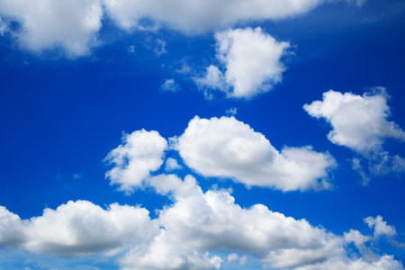 Blue sky and white clouds 