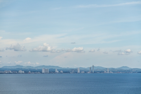 Larger vessels to sail the sea, Chonburi, Thailand の写真素材