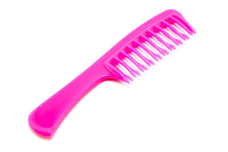 Comb equipment for hair on white background.の写真素材