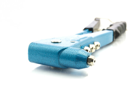 Rivet DIY tool isolated on white background.の写真素材