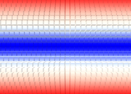 Square shape color flag of Thailand. Abstract color background.