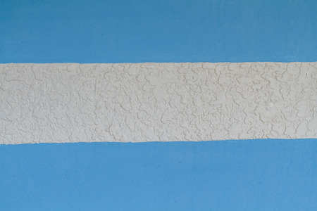 Concrete cement color line blue and white texture.の写真素材