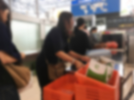 Defocused blur airport. Blurred background.の写真素材