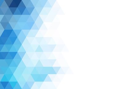 Abstract blue background of triangles, vector design. Creative Design Templatesのイラスト素材