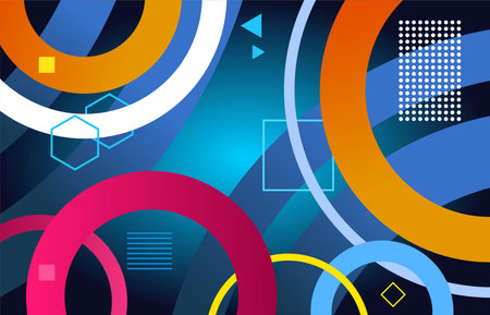 Abstract background modern geometric colorful texture design.のイラスト素材