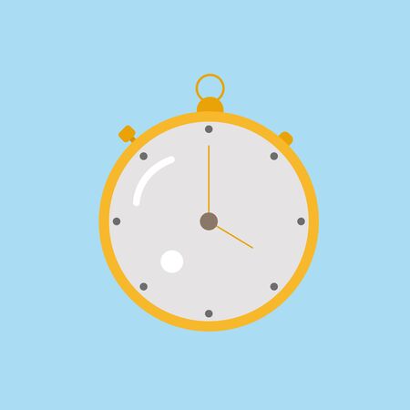 Vector illustration watch icon.のイラスト素材