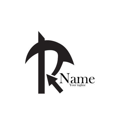 Attractive letters for an ID and logoのイラスト素材