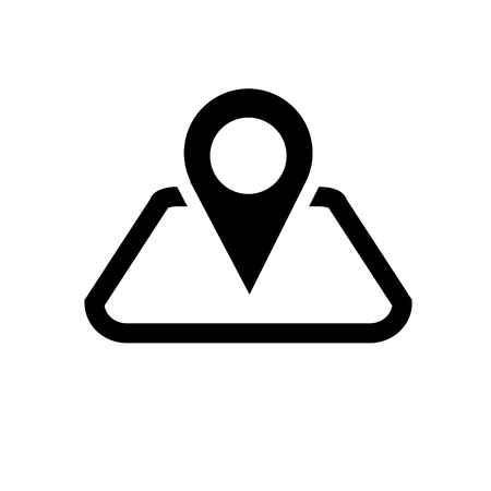Map location iconのイラスト素材