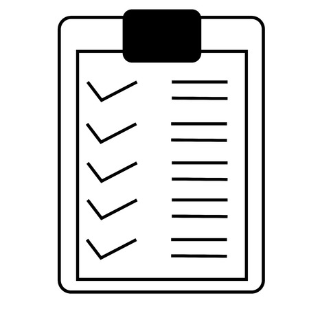 To do listのイラスト素材