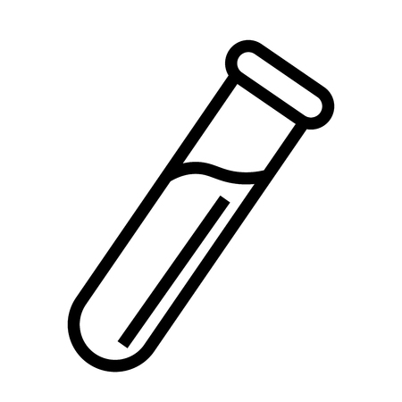 Chemical tube iconのイラスト素材