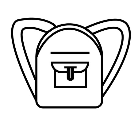 tourist backpack iconのイラスト素材