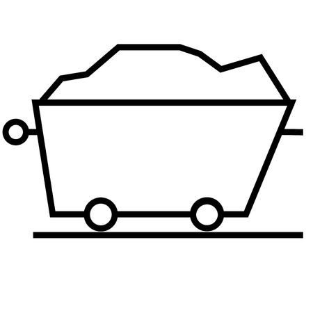 Trolley iconのイラスト素材