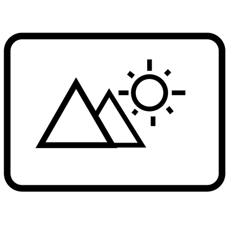 Picture icon.のイラスト素材