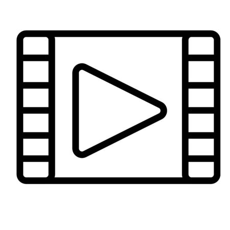 Video player icon.のイラスト素材