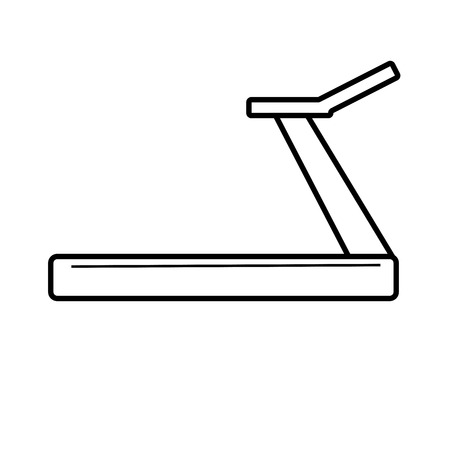 Treadmill icon.のイラスト素材