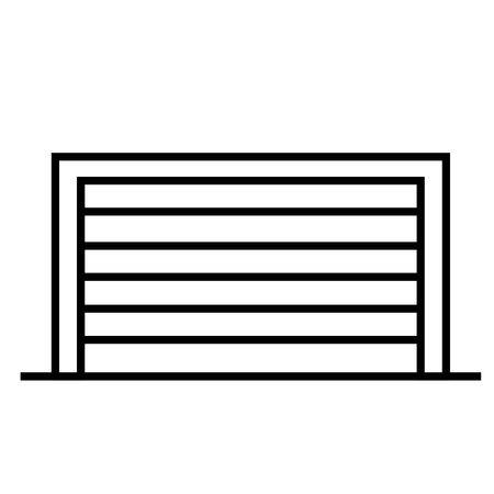 Garage icon vector illustration.のイラスト素材