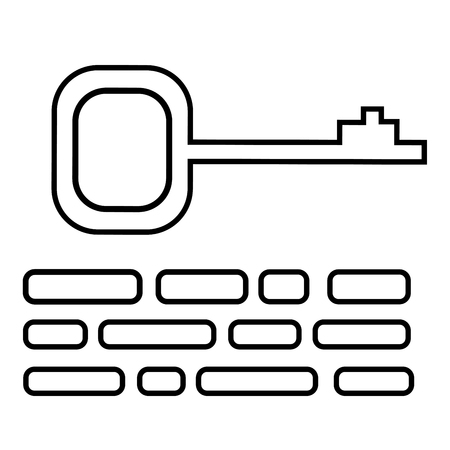 keywords iconのイラスト素材