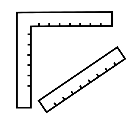 rulers iconのイラスト素材