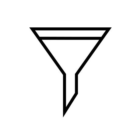 funnel iconのイラスト素材