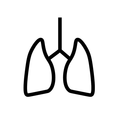 lungs iconのイラスト素材